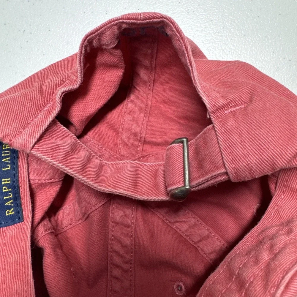 Polo Ralph Lauren Pink Salmon Colored Unisex baseball hat pony